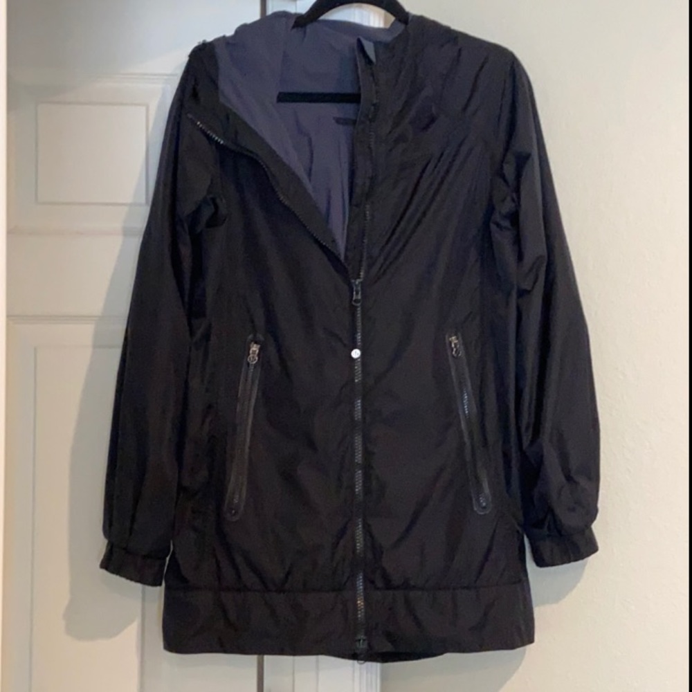 Lululemon Black Lightweight Rain Jacket